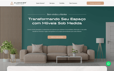 Landing Page da Alenker